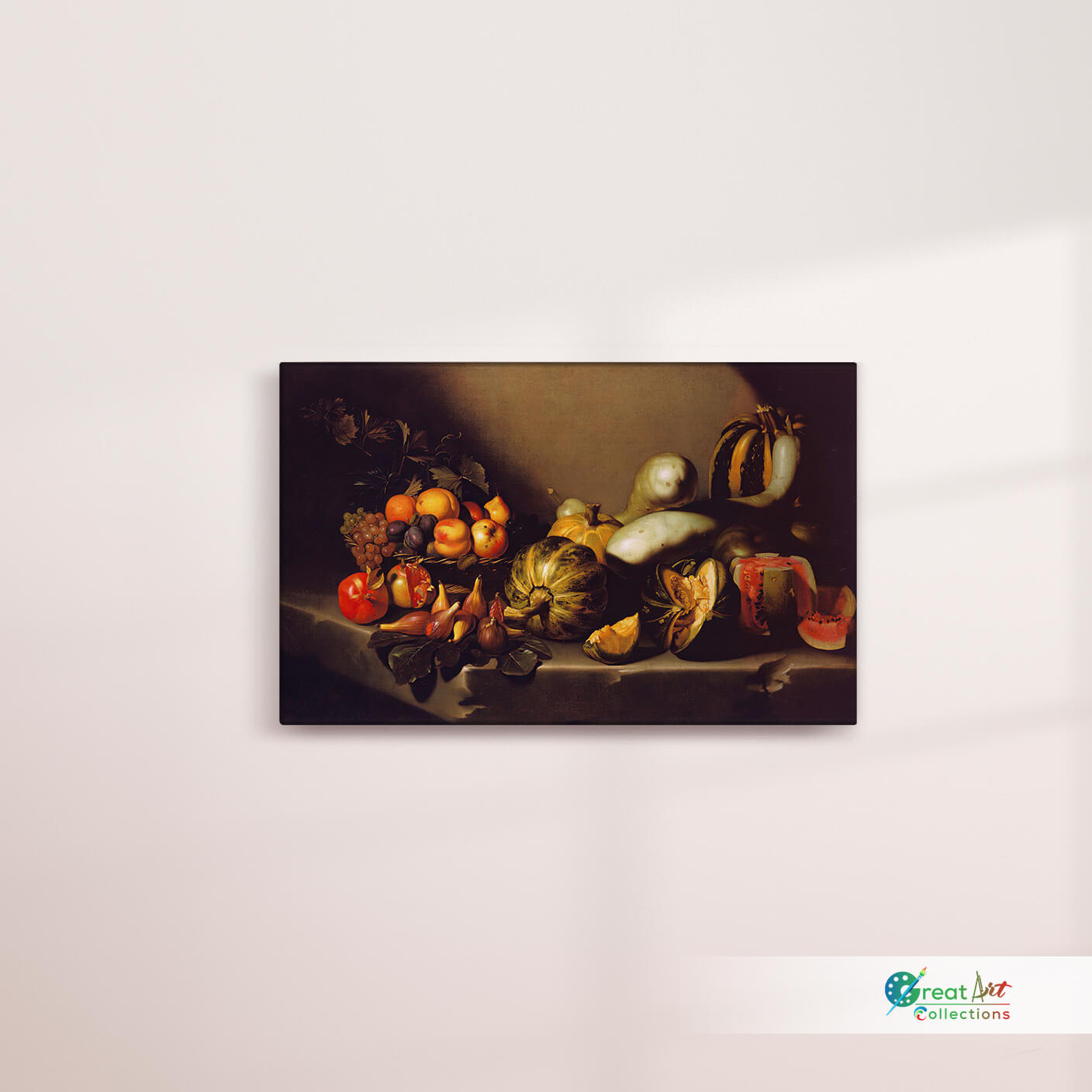 Still Life with Fruit by Caravaggio, stretched canvas