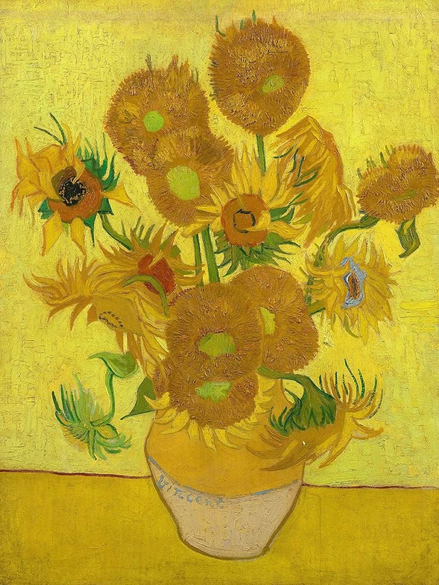 Sunflowers Art by Vincent Van Gogh