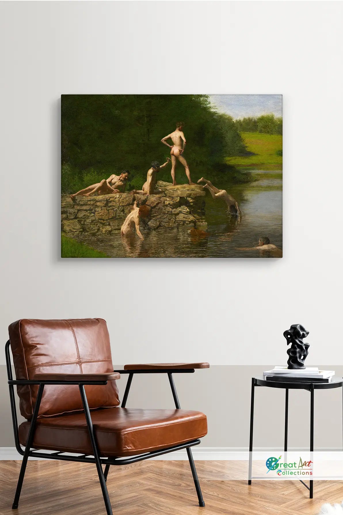Swimming Painting By Thomas