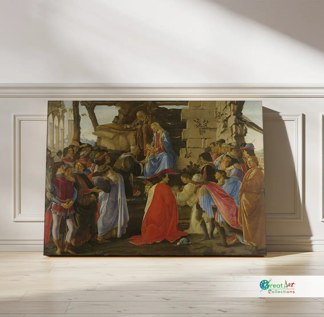 The Adoration of the Magi painting by Sandro Botticelli