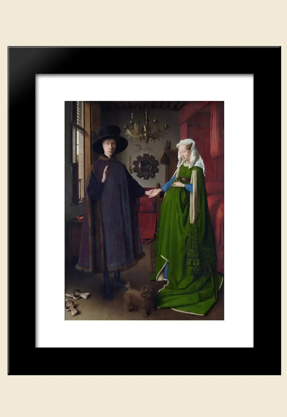 the arnolfini marriage portrait​, jan van eyck
