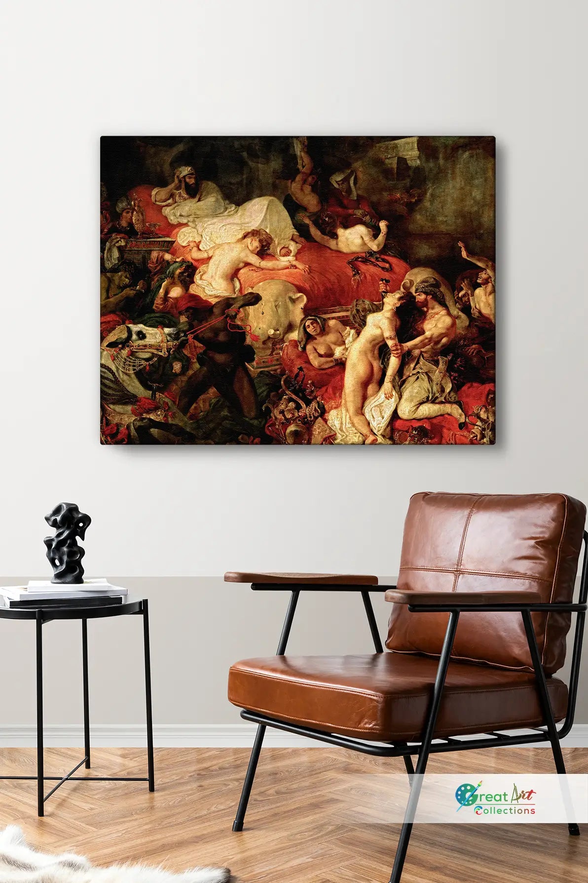 The Death of Sardanapalus painting by Eugène Delacroix artwork