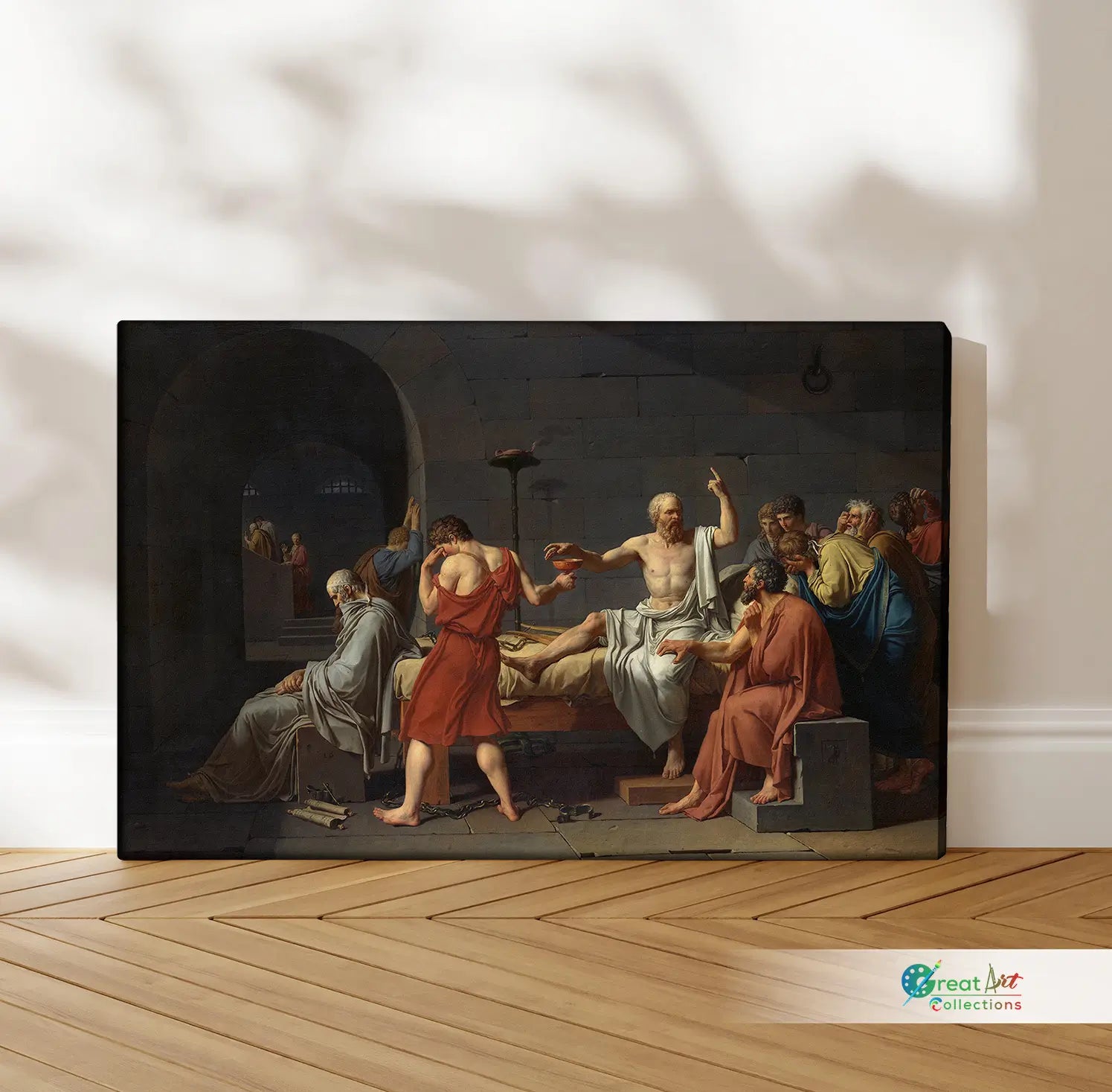 The Death of Socrates art