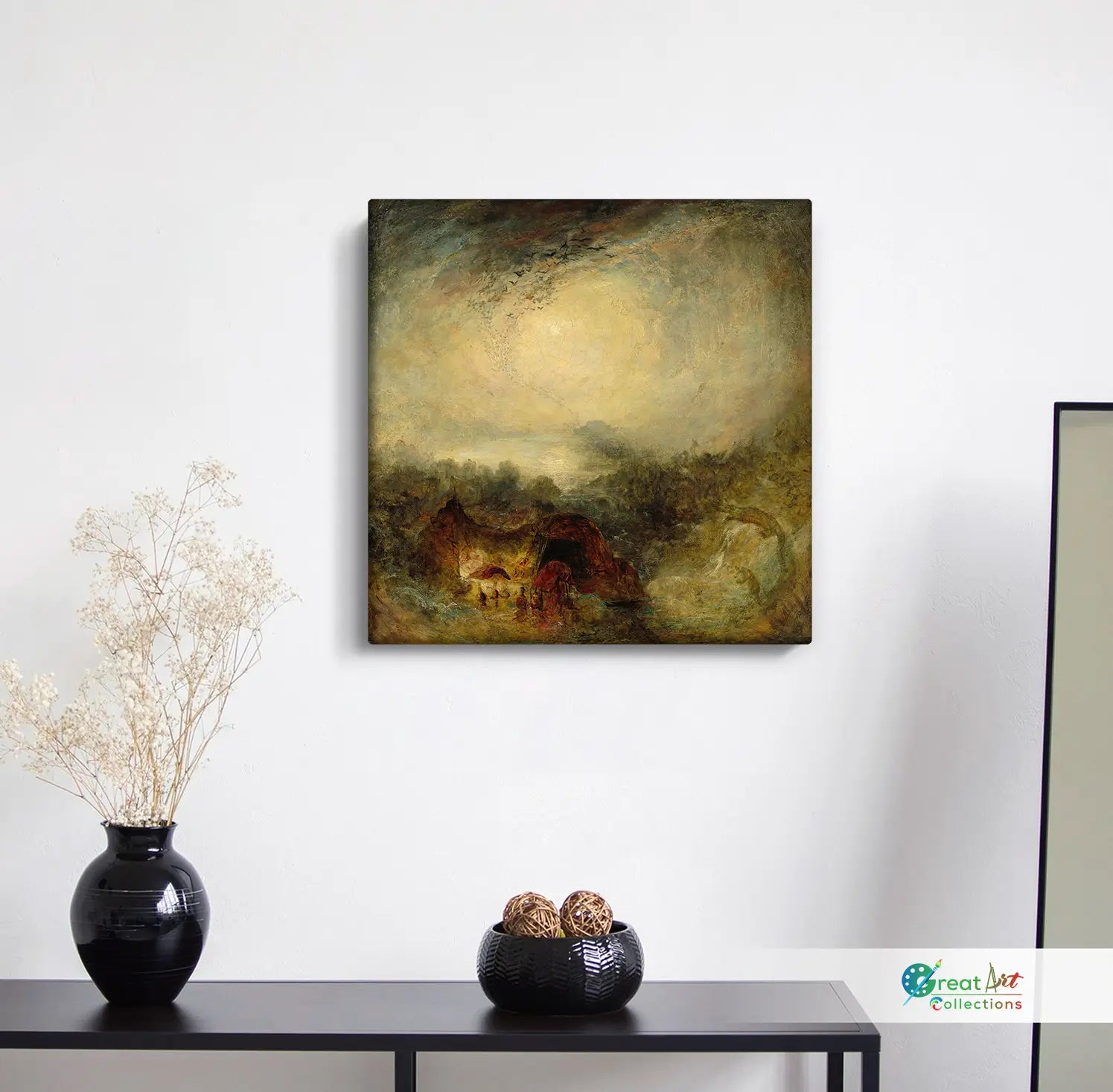 The Evening of the Deluge painting