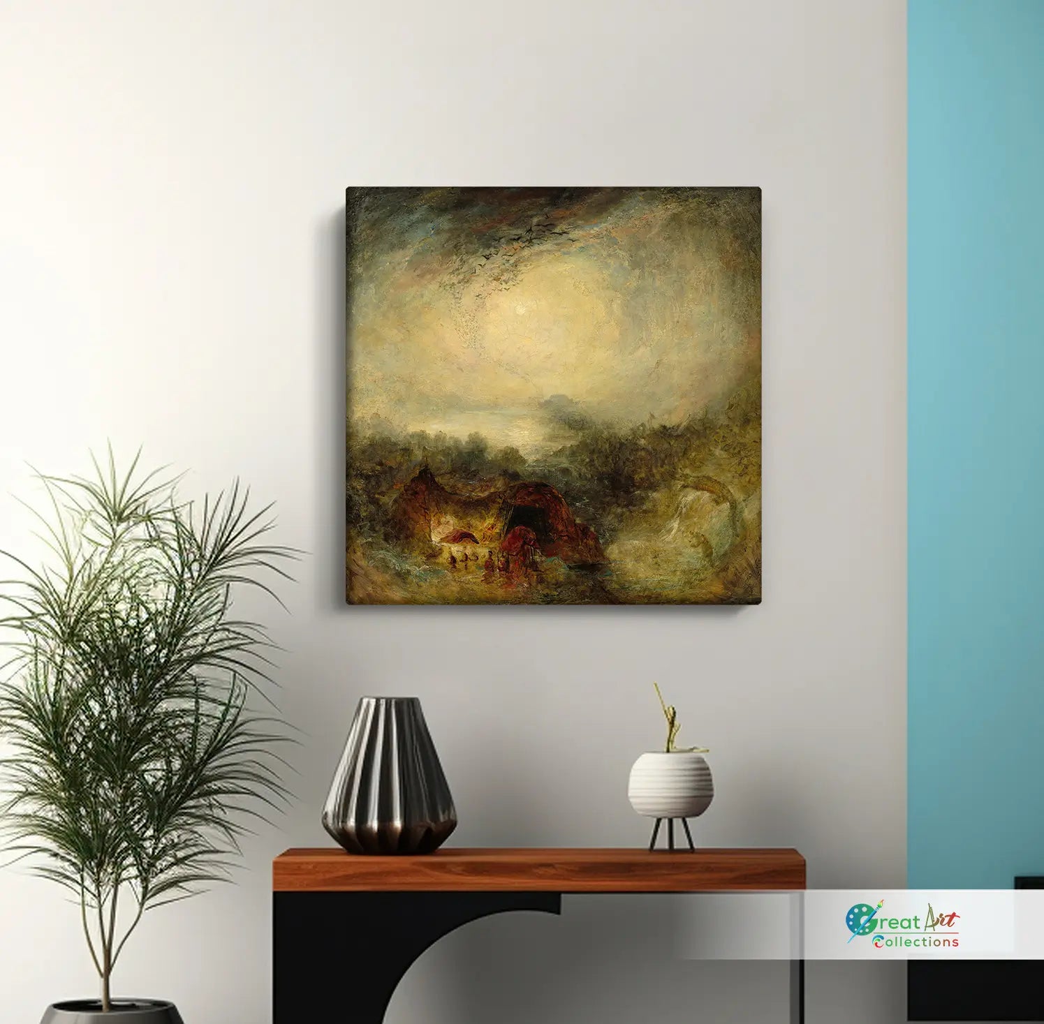 The Evening of the Deluge Art By J.M.W. Turner artwork
