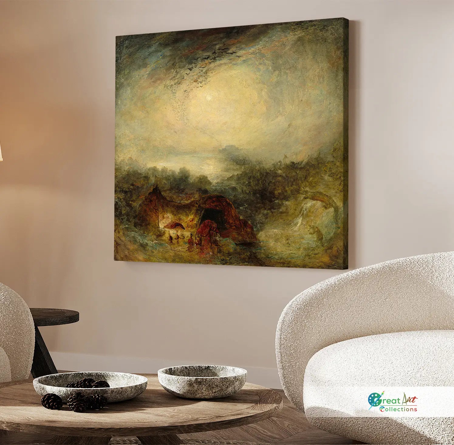 The Evening of the Deluge art