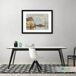 The Flood at Port-Marly by Alfred Sisley framed canvas art