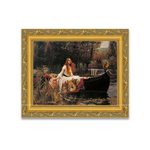 the lady of shalott painting john william waterhouse