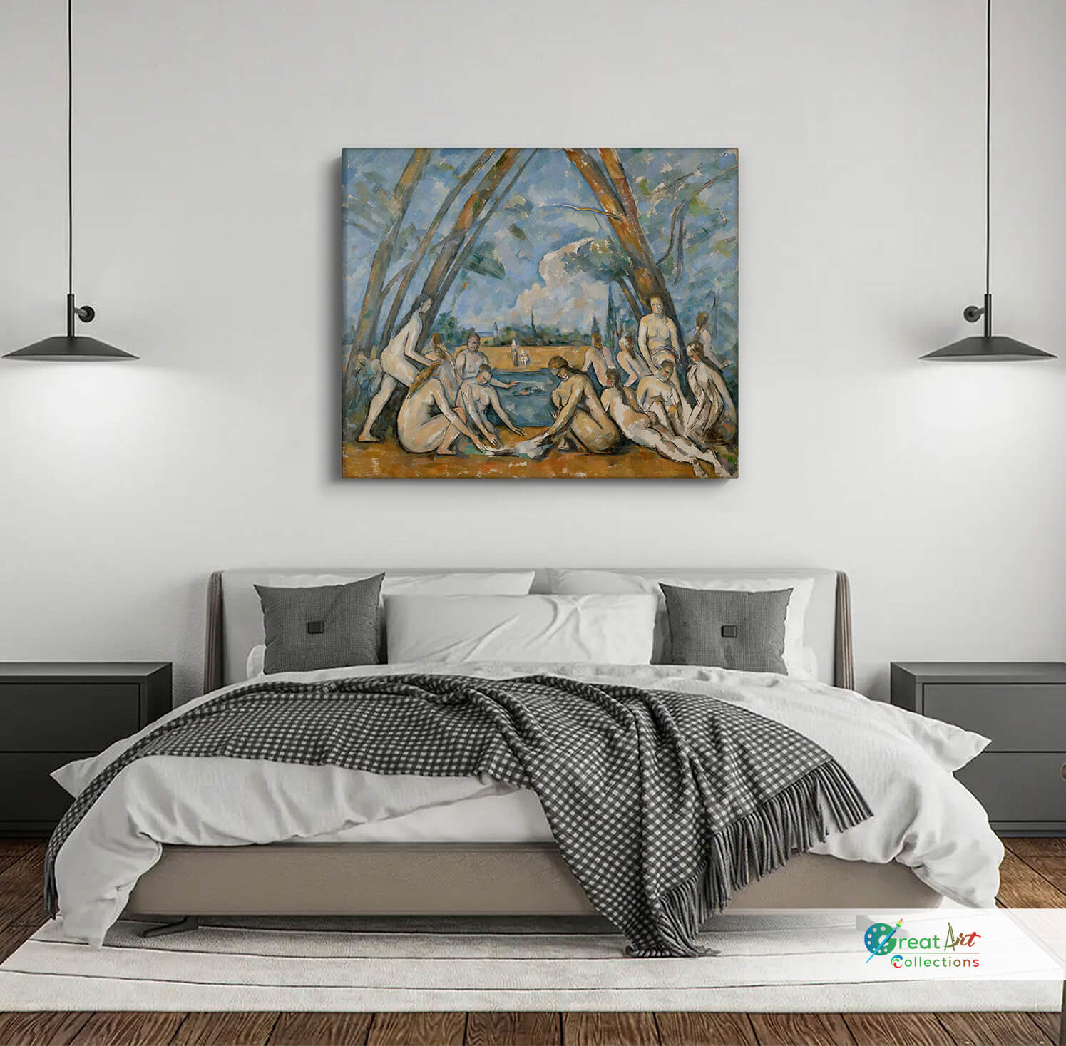 The large bathers canvas art