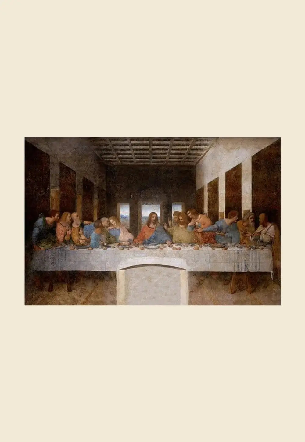 The Last Supper Framed Painting