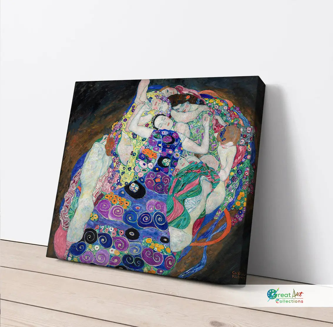 The Maiden Gustav Klimt artwork