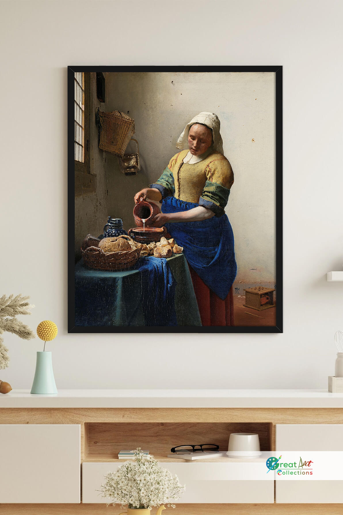 The milkmaid canvas art