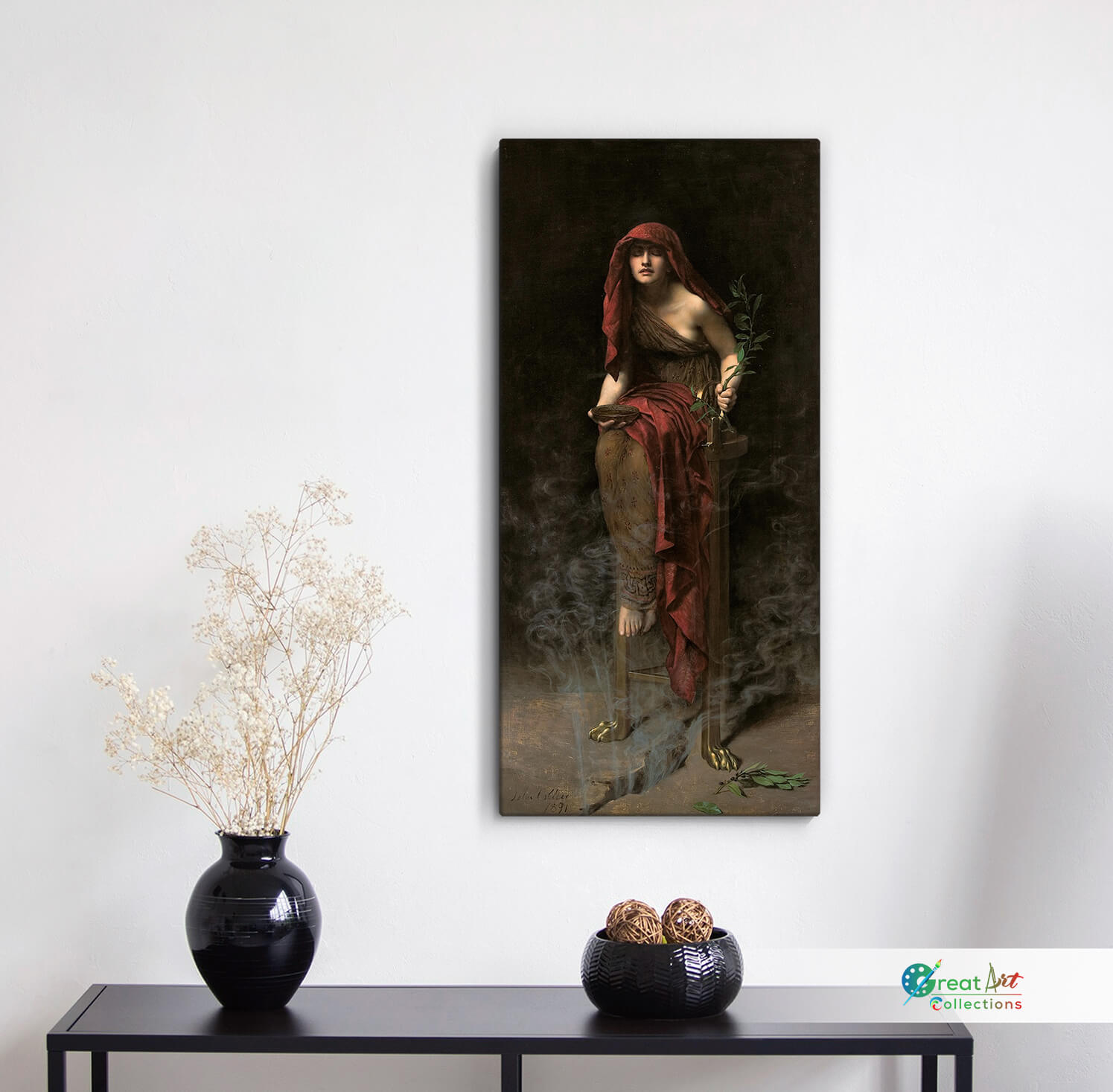 Priestess of Delphi painting
