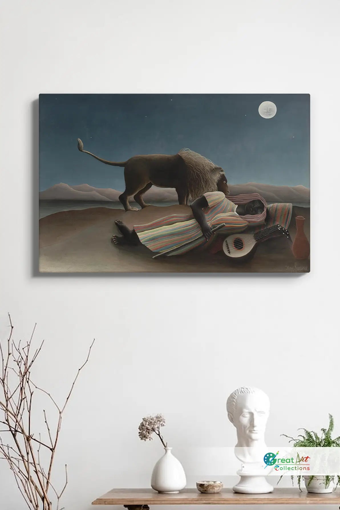 sleeping gypsy henri rousseau