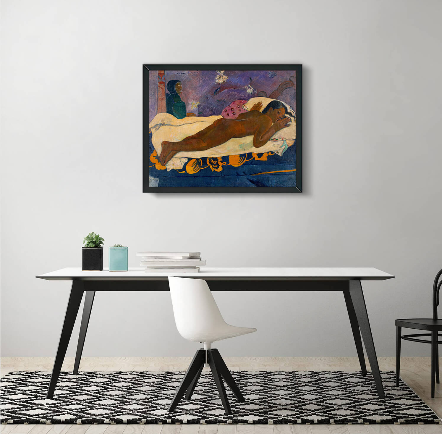 Paul Gauguin art black framed