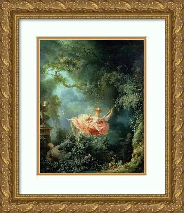 The Swing golden ornate framed