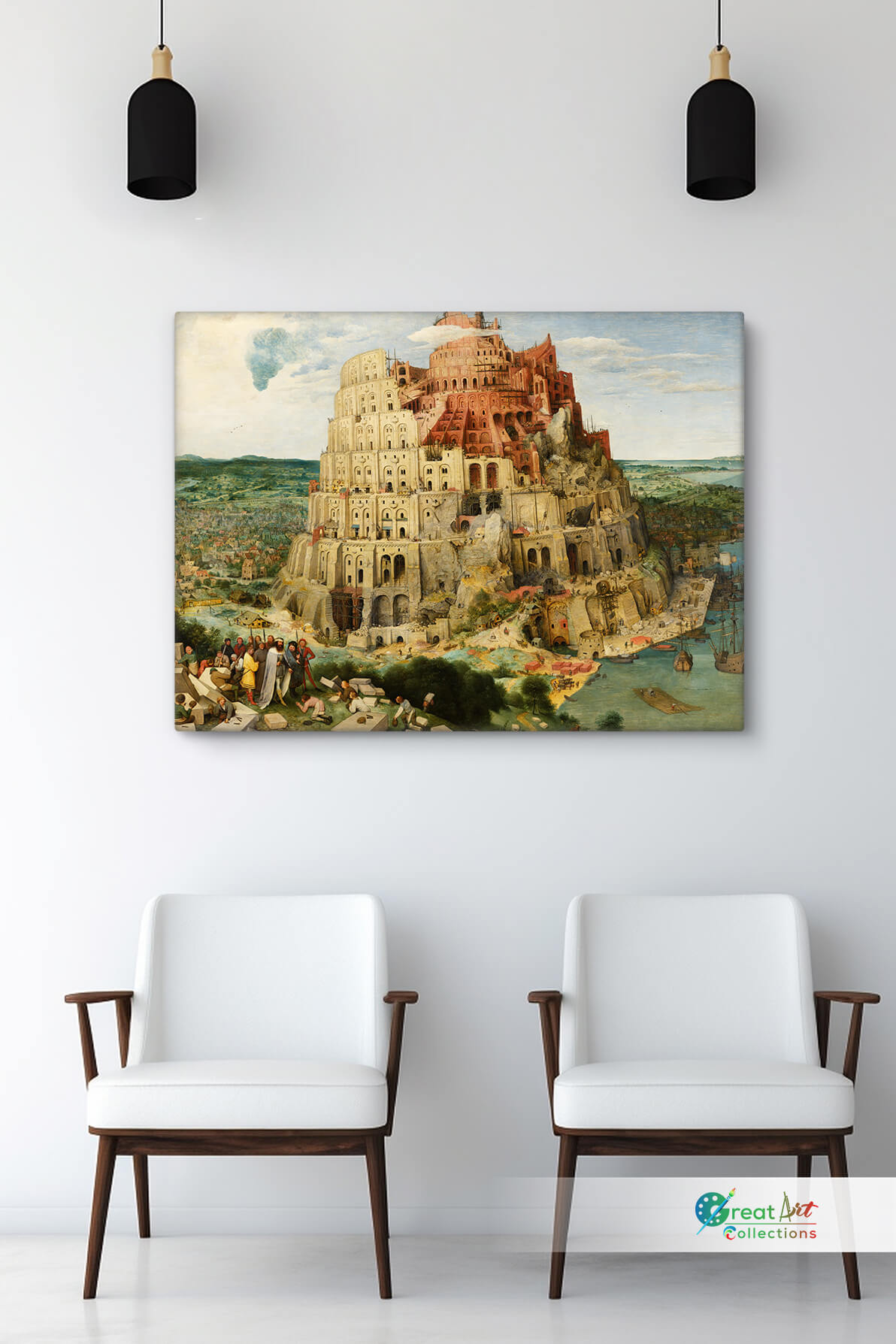 Tower of babel painting