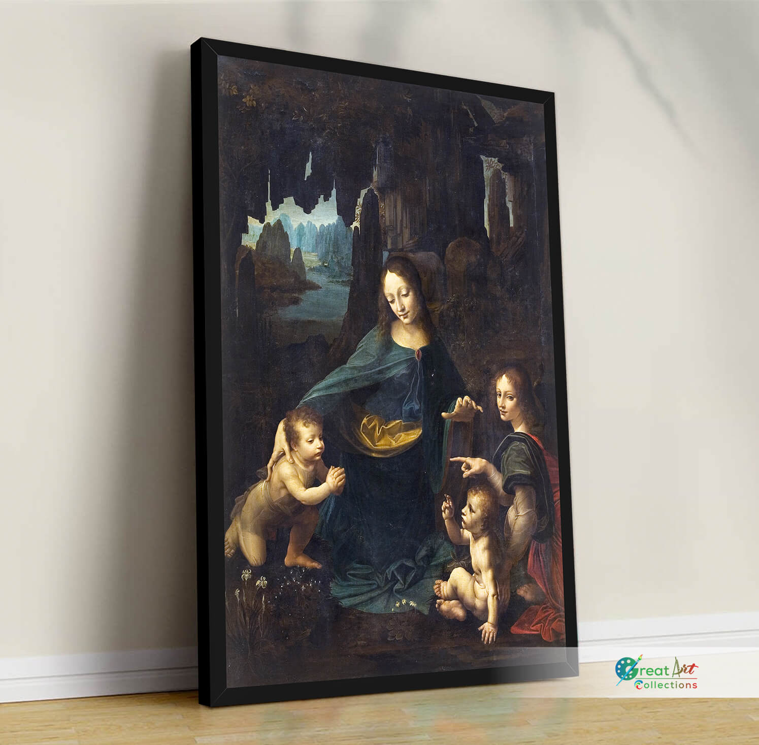 The Virgin of the Rocks painting