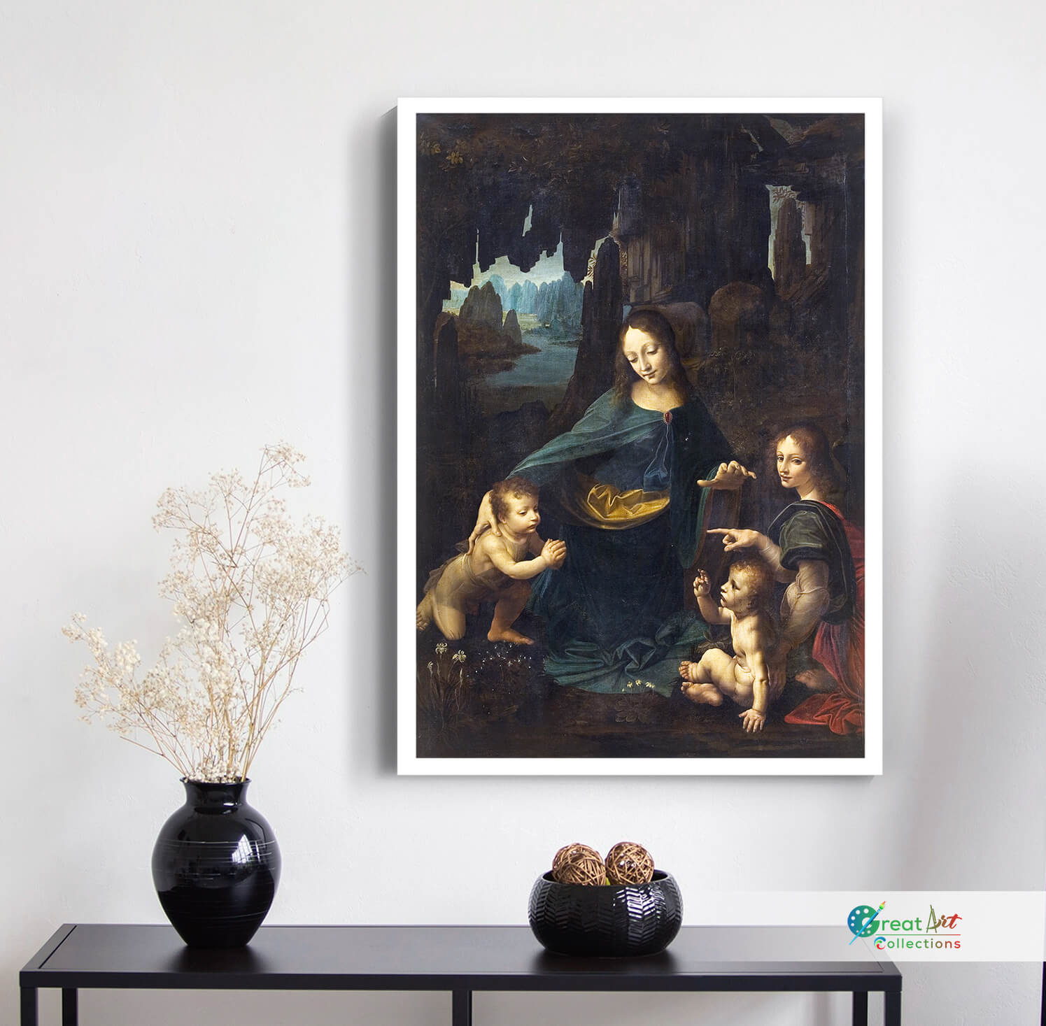The Virgin of the Rocks da vinci