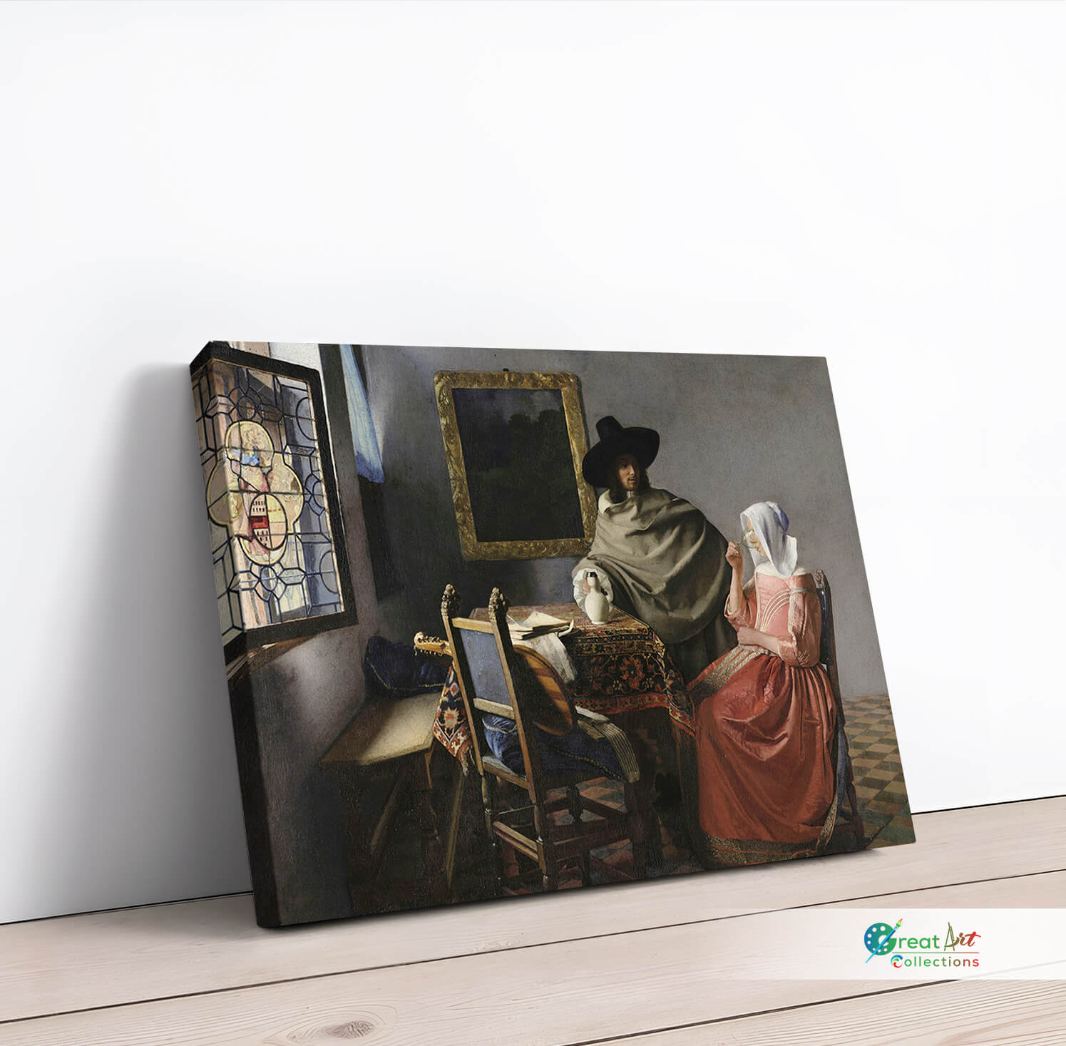 The wine glass canvas print