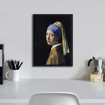 painting pearl earring
