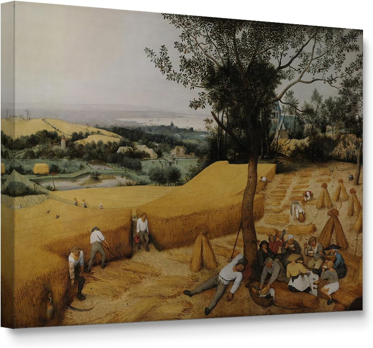 The Harvesters Art by Pieter Bruegel the Elder