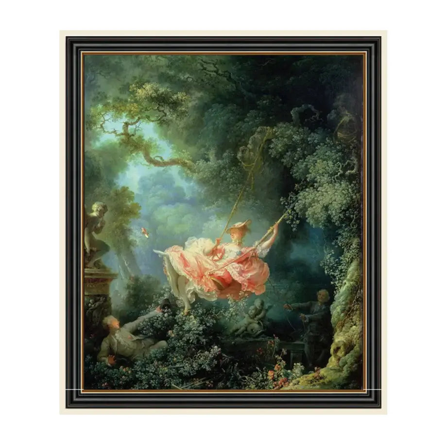 jean honore fragonard the swing painting​