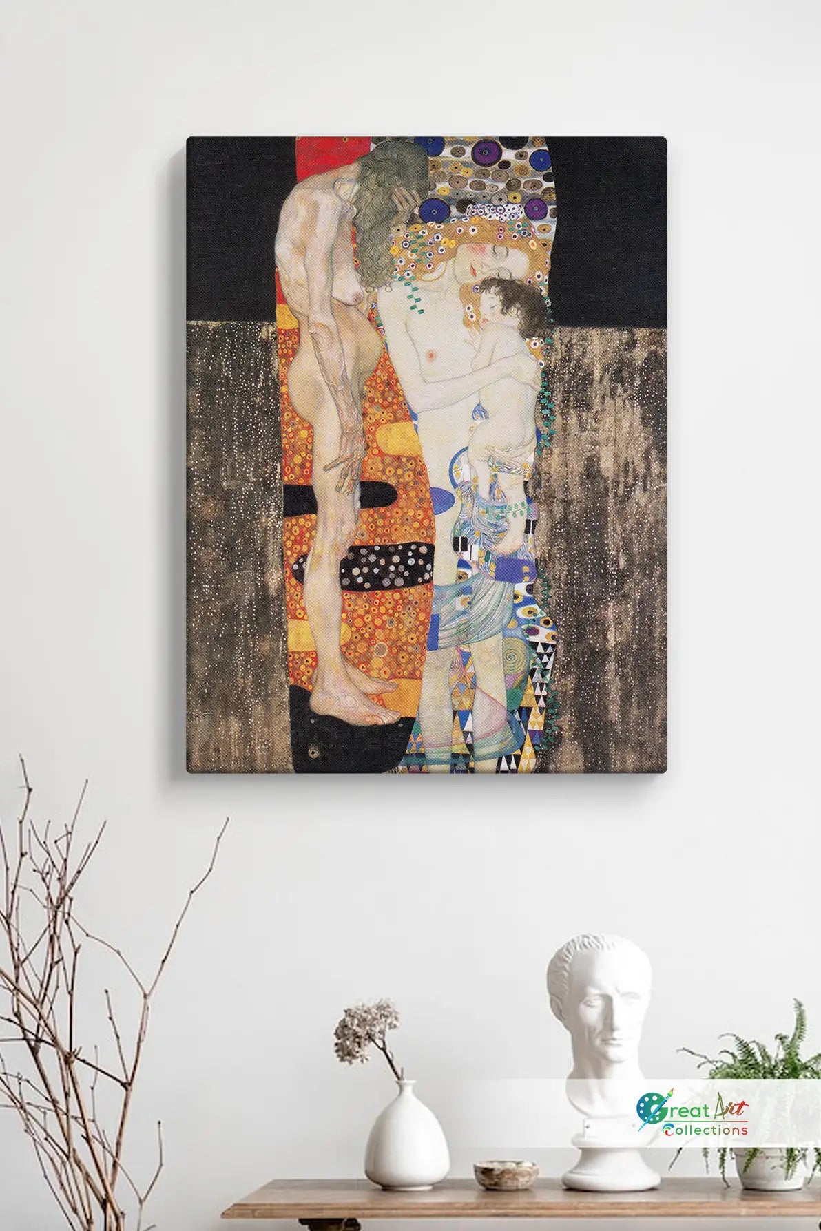 Three Ages of Woman art by Gustav Klimt