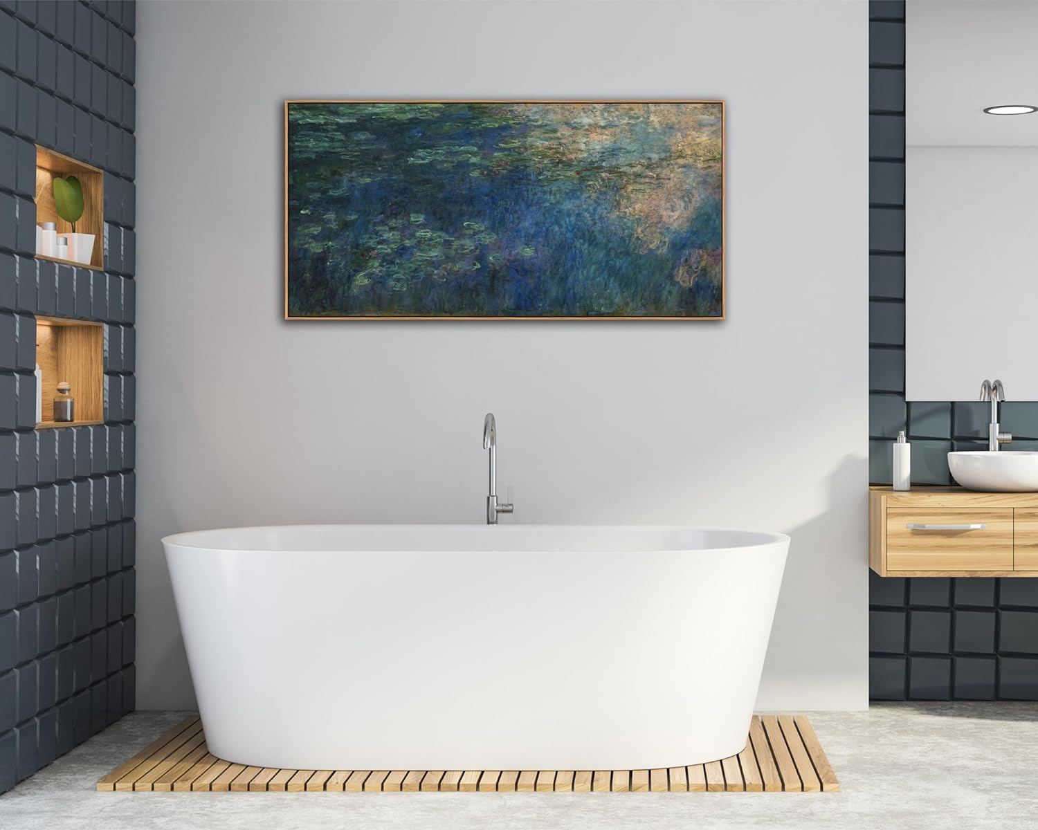 Water Lilies Fine Art by Claude Monet 