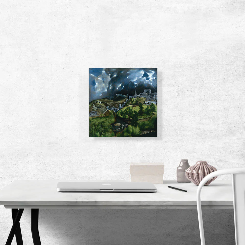 View of Toledo 1599 Art By El Greco Gallery Wrapped Canvas