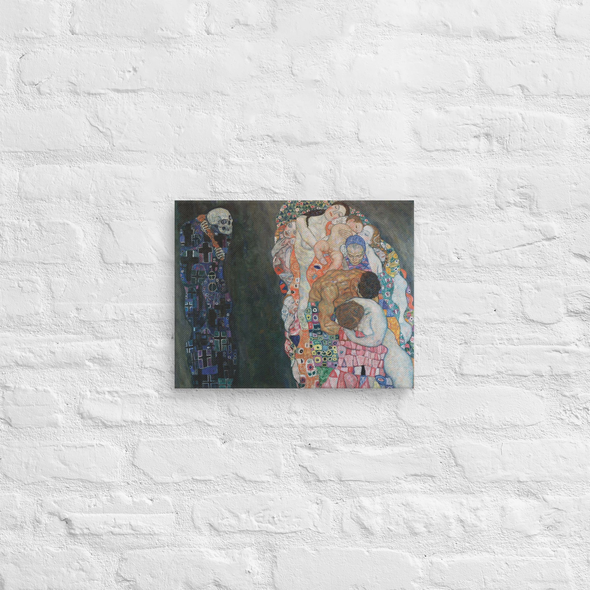 Death and Life by Gustav Klimt Canvas Print