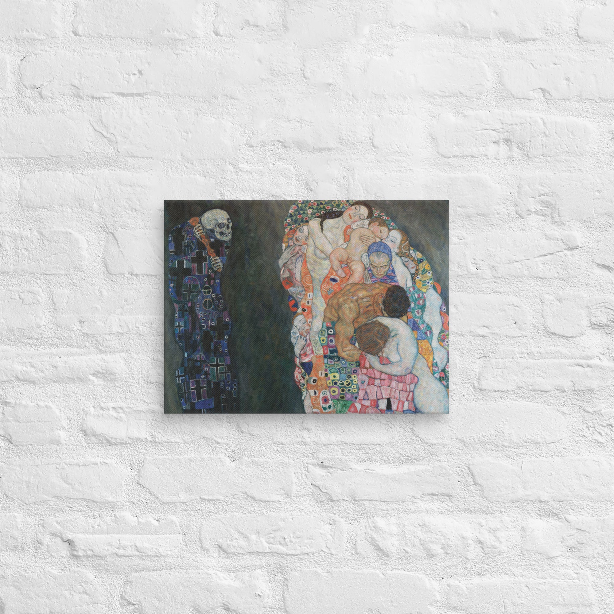 Death and Life by Gustav Klimt Canvas Print