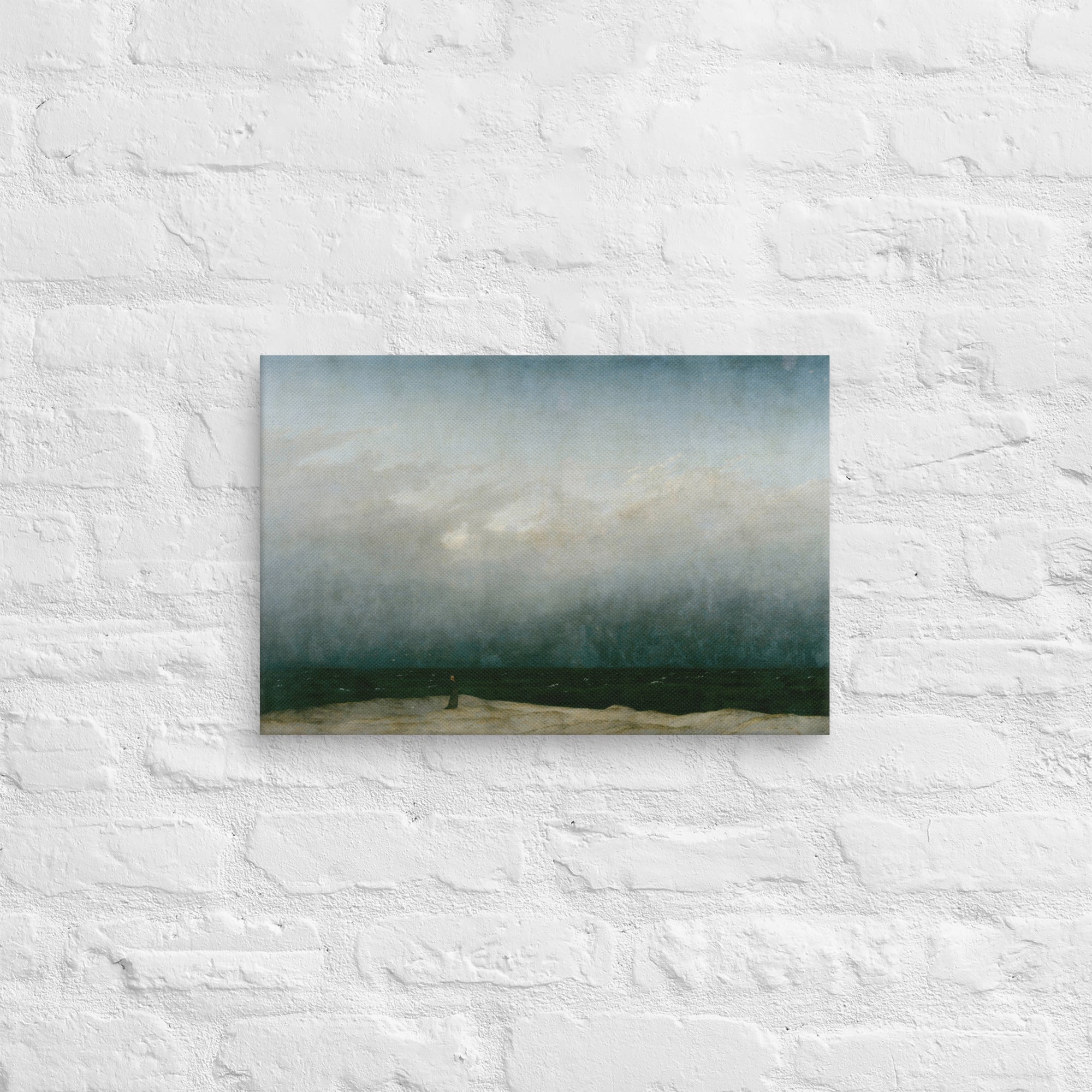 Monk by the Sea by Caspar David Friedrich Canvas Print