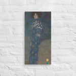 Bildnis Emilie Flöge by Gustav Klimt Canvas Print Ready to Hang
