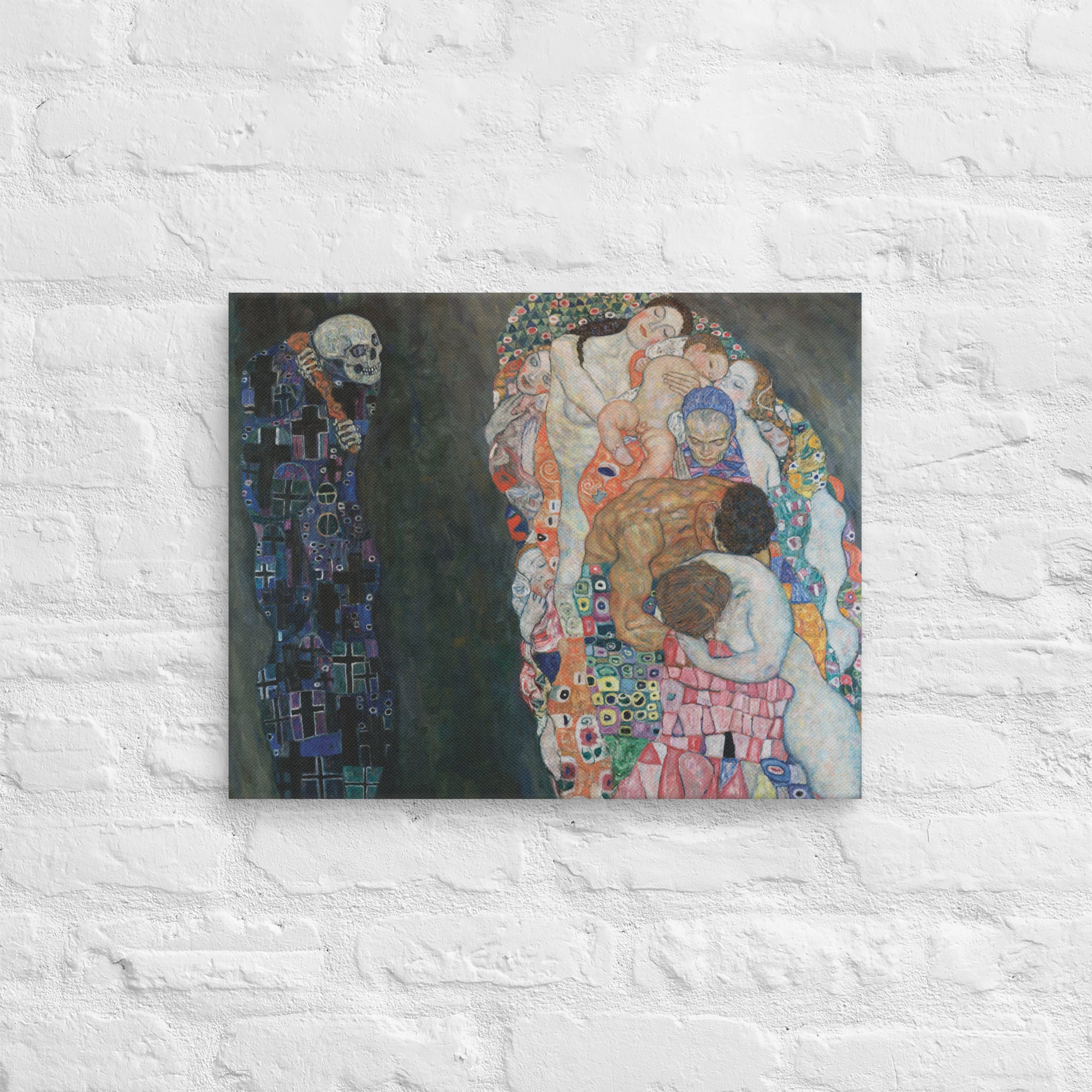 Death and Life by Gustav Klimt Canvas Print