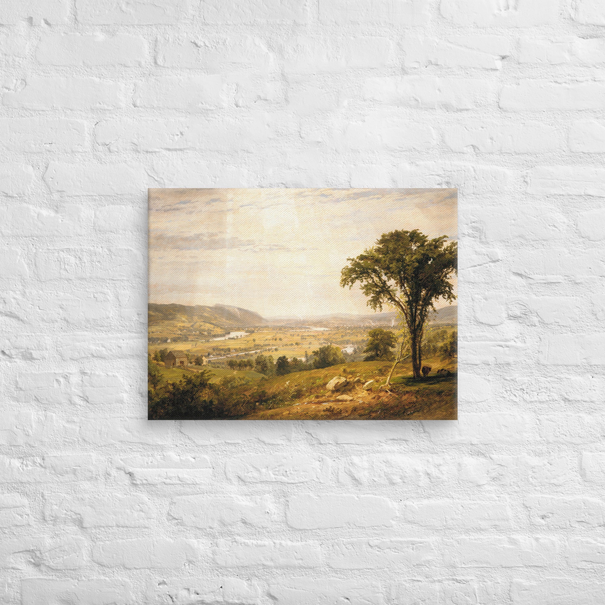 Wyoming Valley, Pennsylvania by Jasper Francis Cropsey Canvas Print