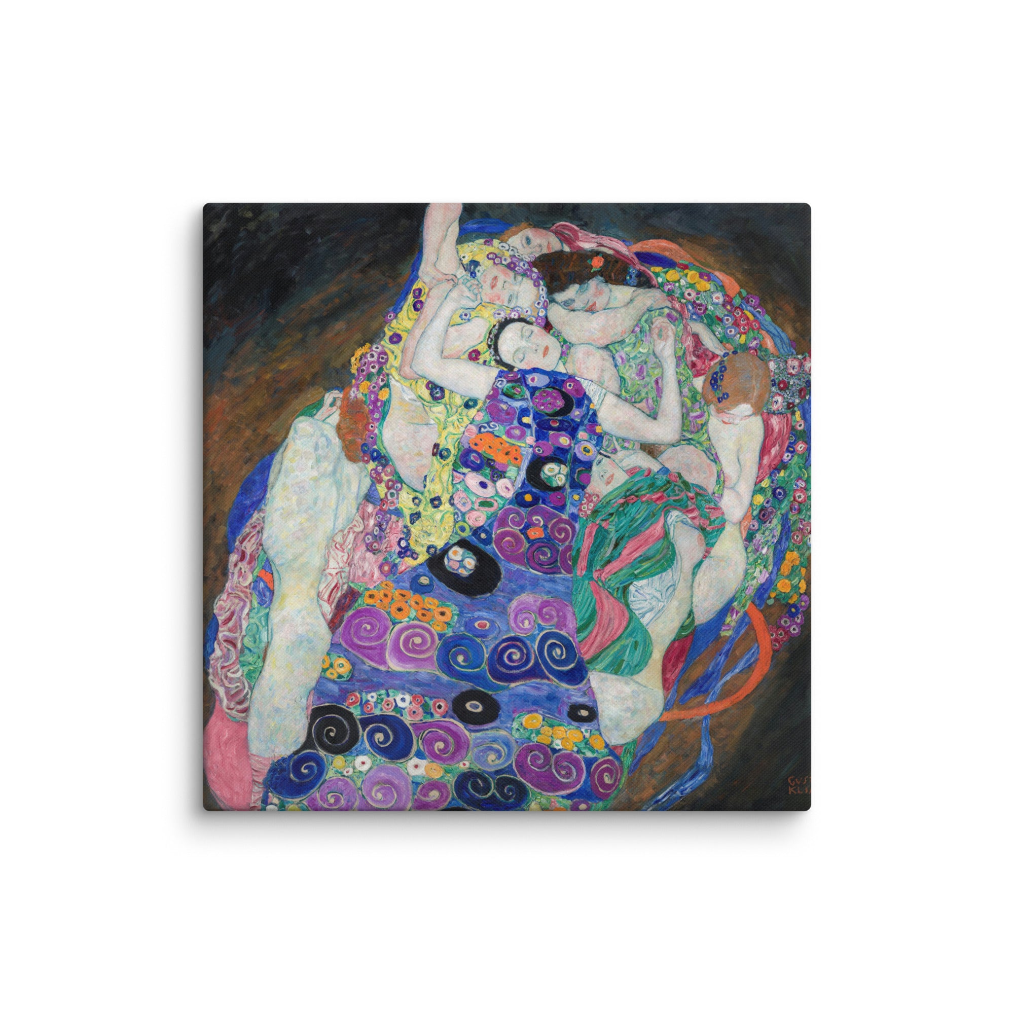 The Maiden (Die Jungfrau) by Gustav Klimt Canvas Print