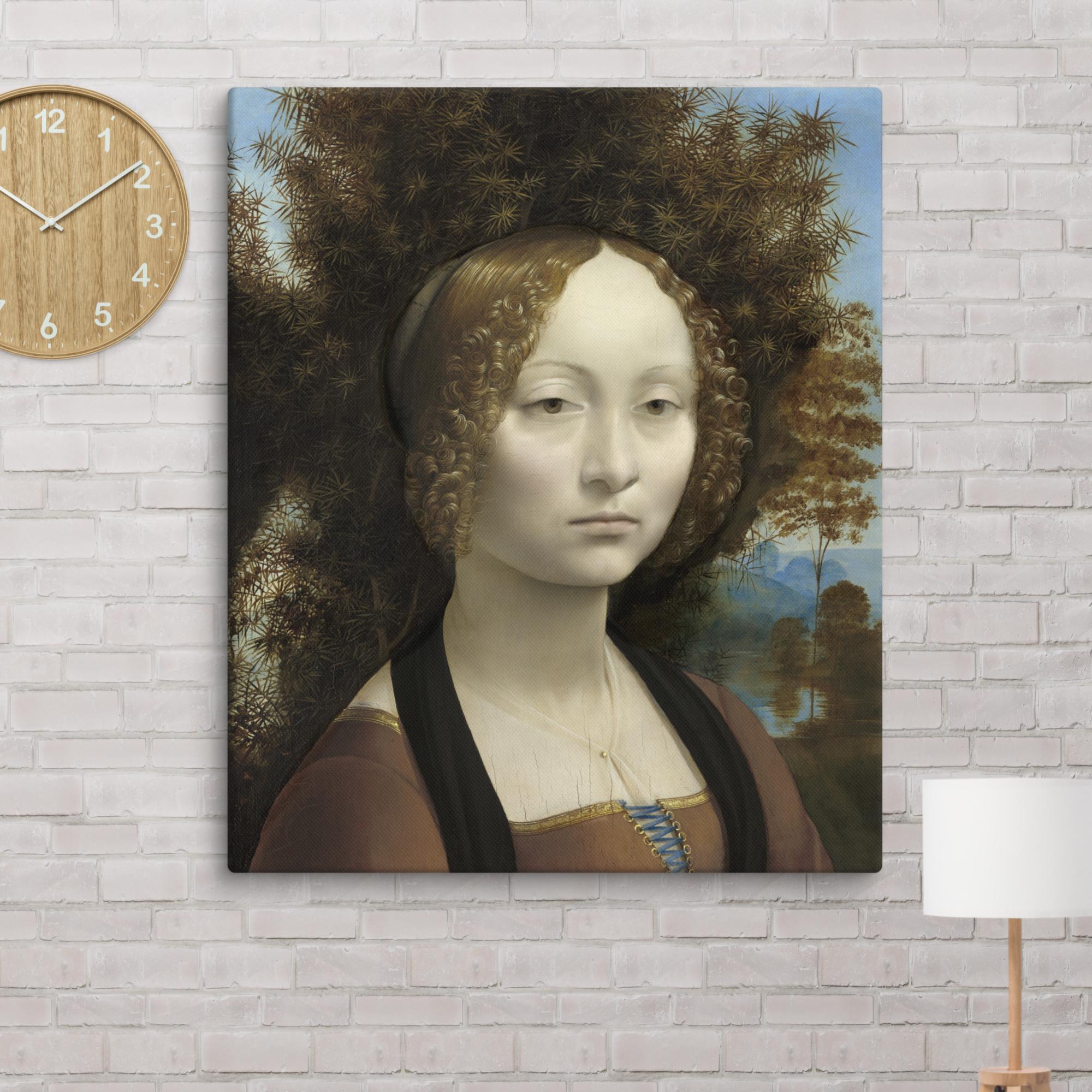 Ginevra de' Benci by Leonardo da Vinci Canvas Print