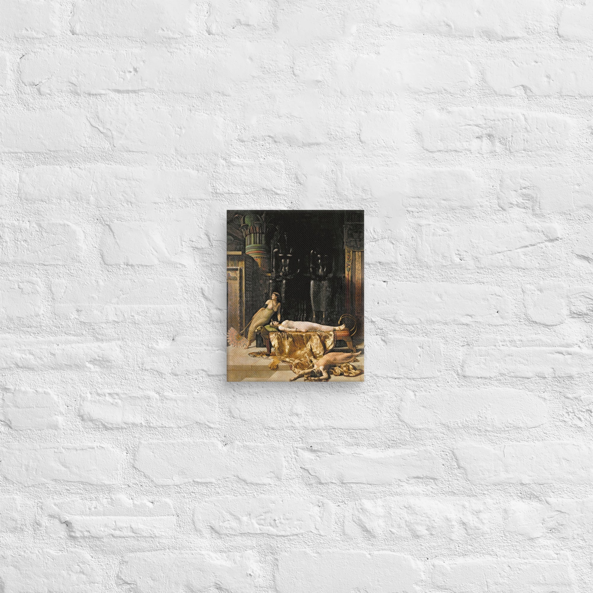 The Death of Cleopatra by John Maler Collier Canvas Print