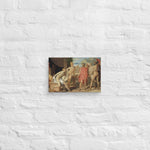 Achilles Receiving in his Tent the Envoys of Agamemnon by Jean Auguste Dominique Ingres Canvas Print
