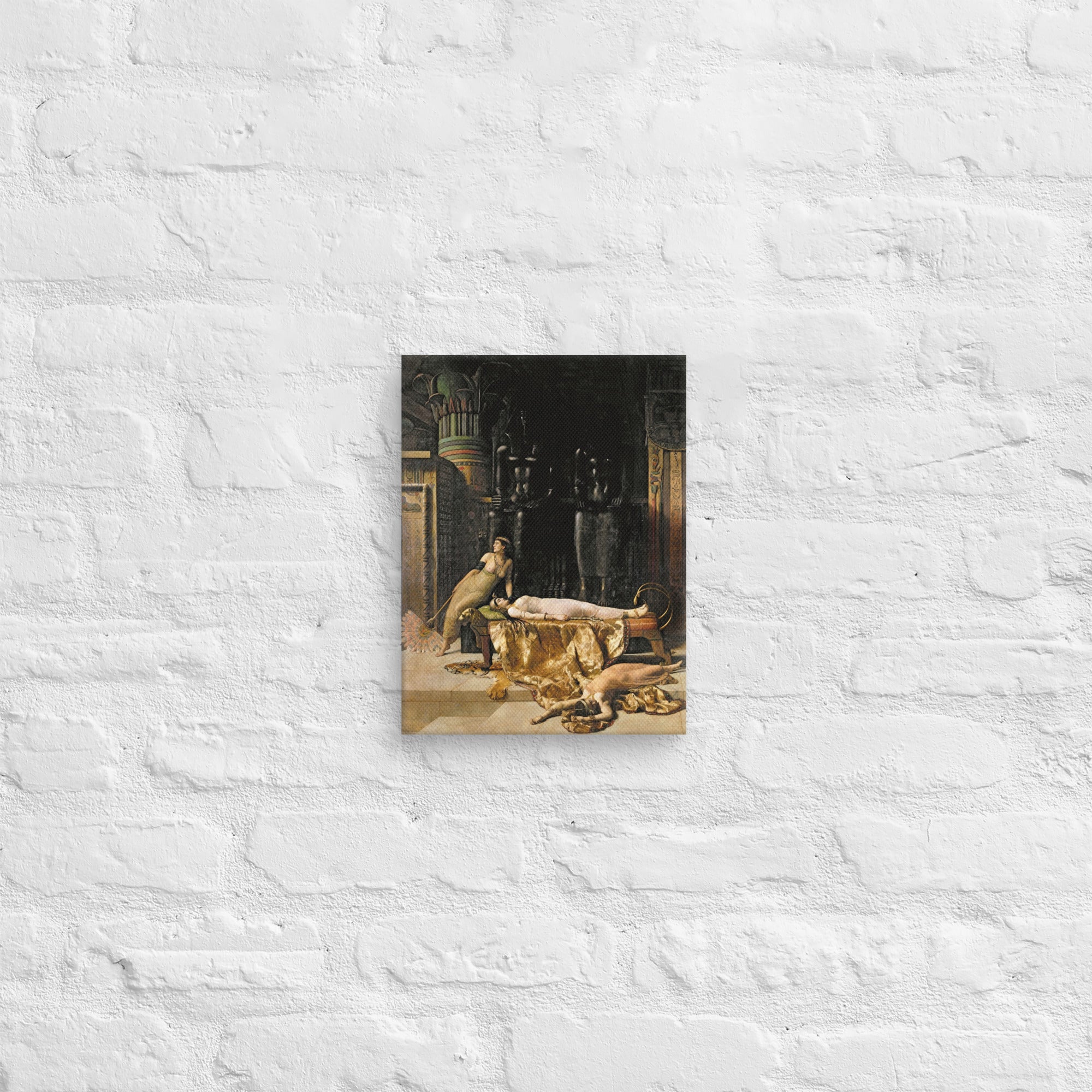 The Death of Cleopatra by John Maler Collier Canvas Print