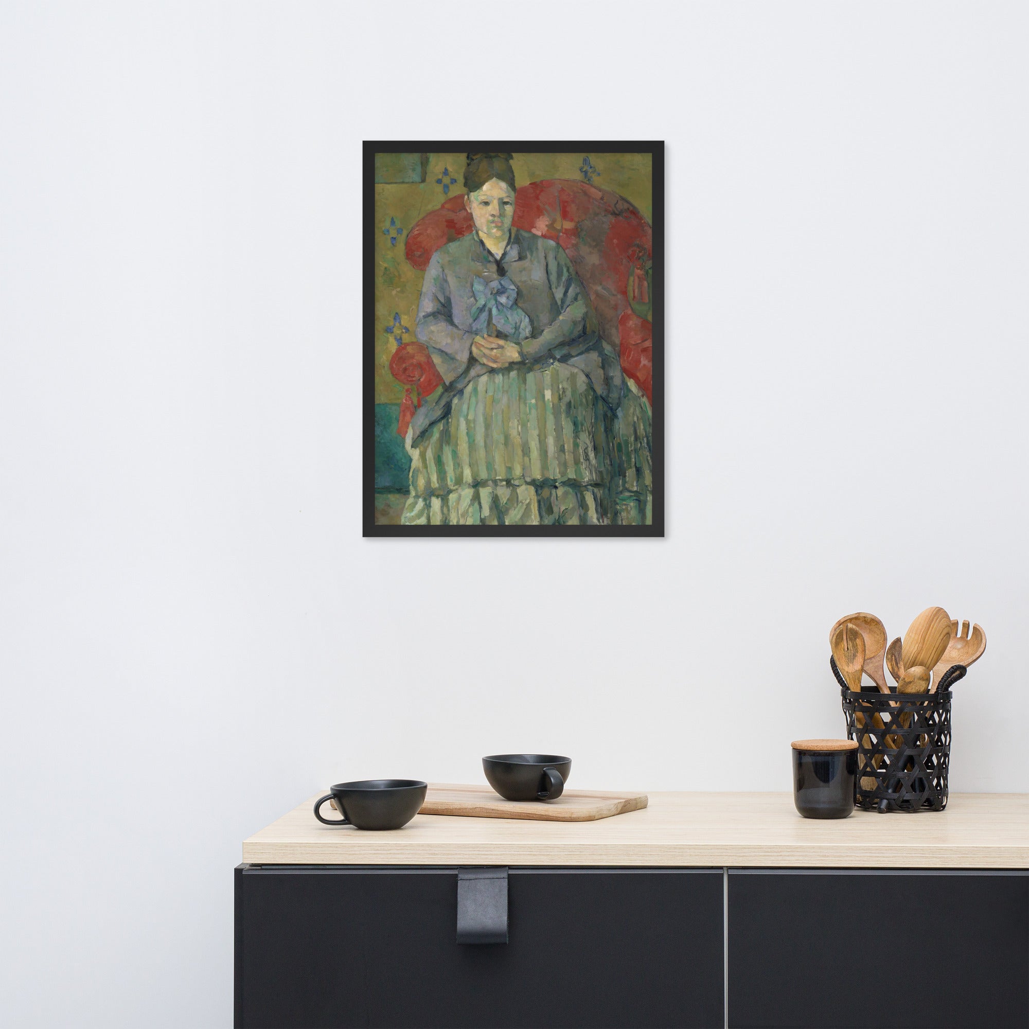Madame Cézanne in a Red Armchair by Paul Cézanne