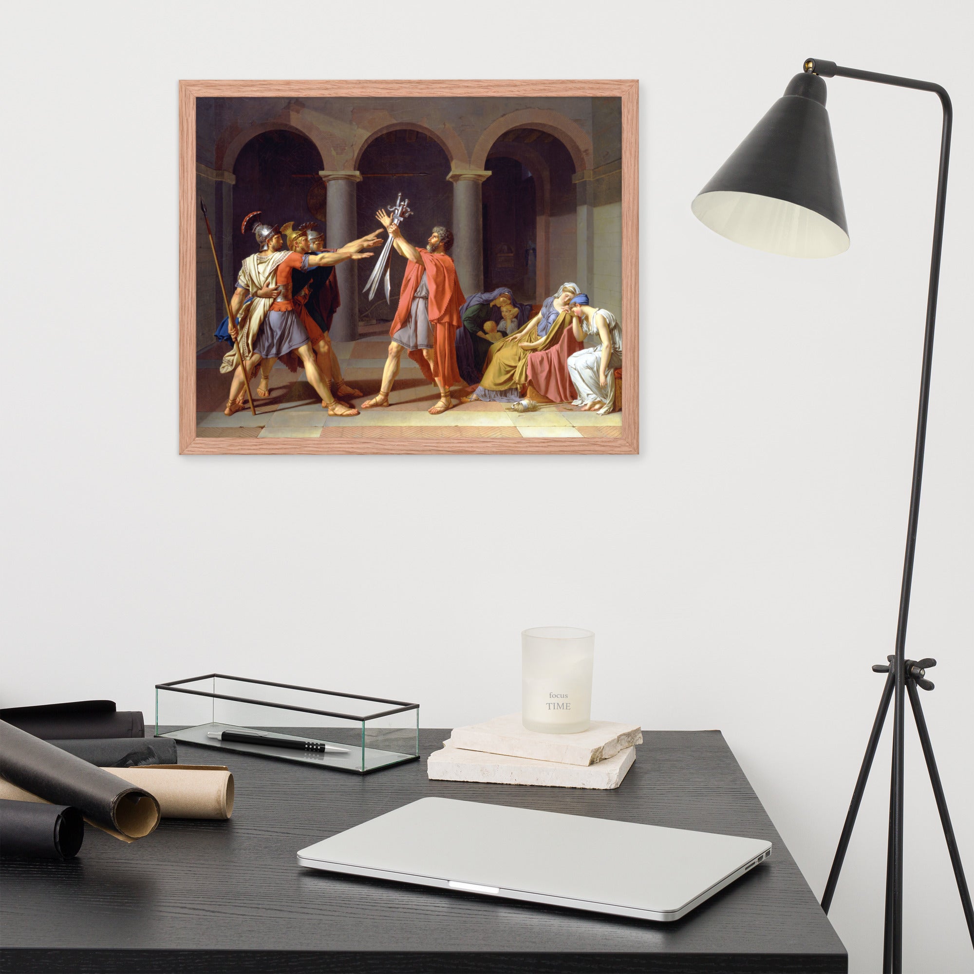 The Oath of the Horatii art by Jacques-Louis David