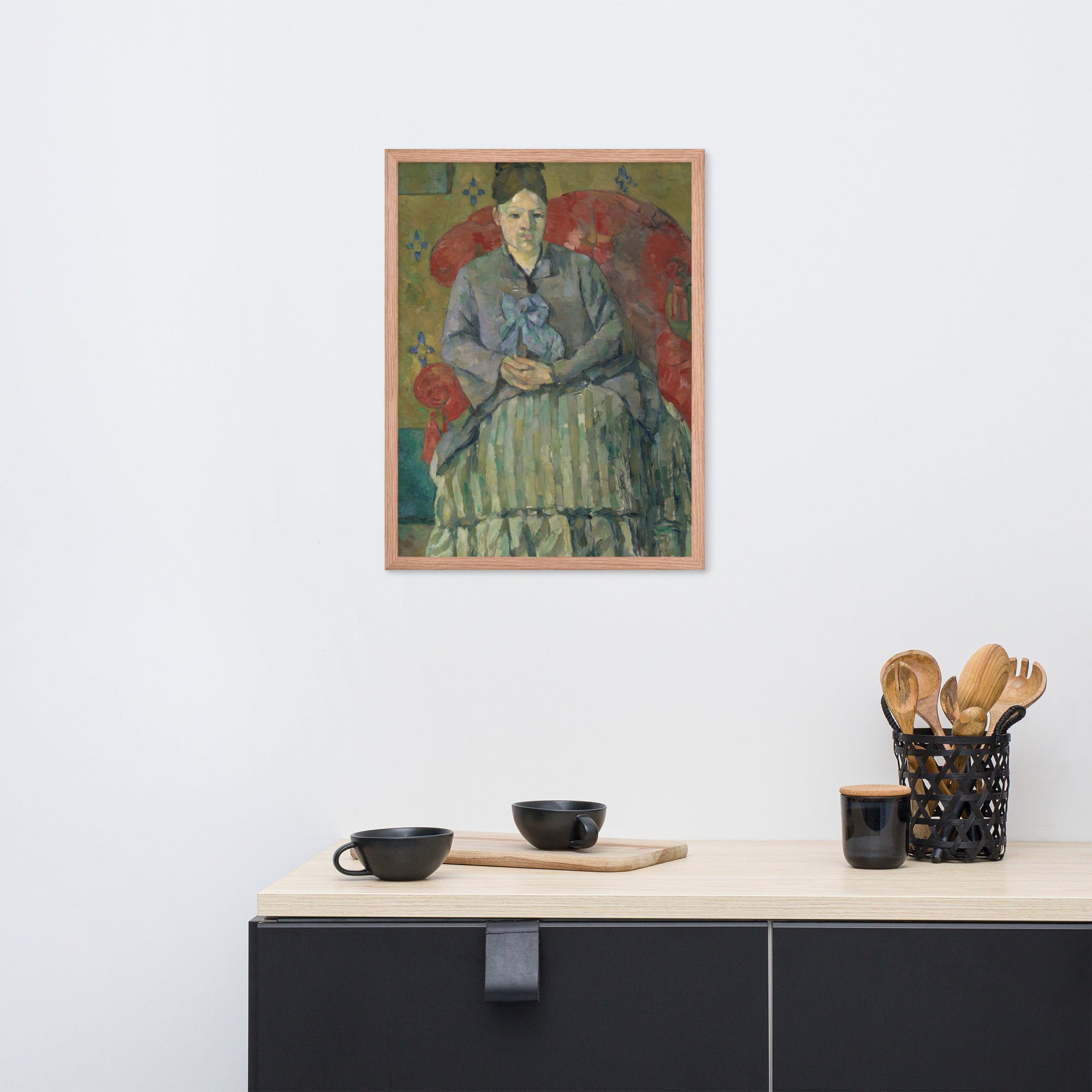 Madame Cézanne in a Red Armchair by Paul Cézanne