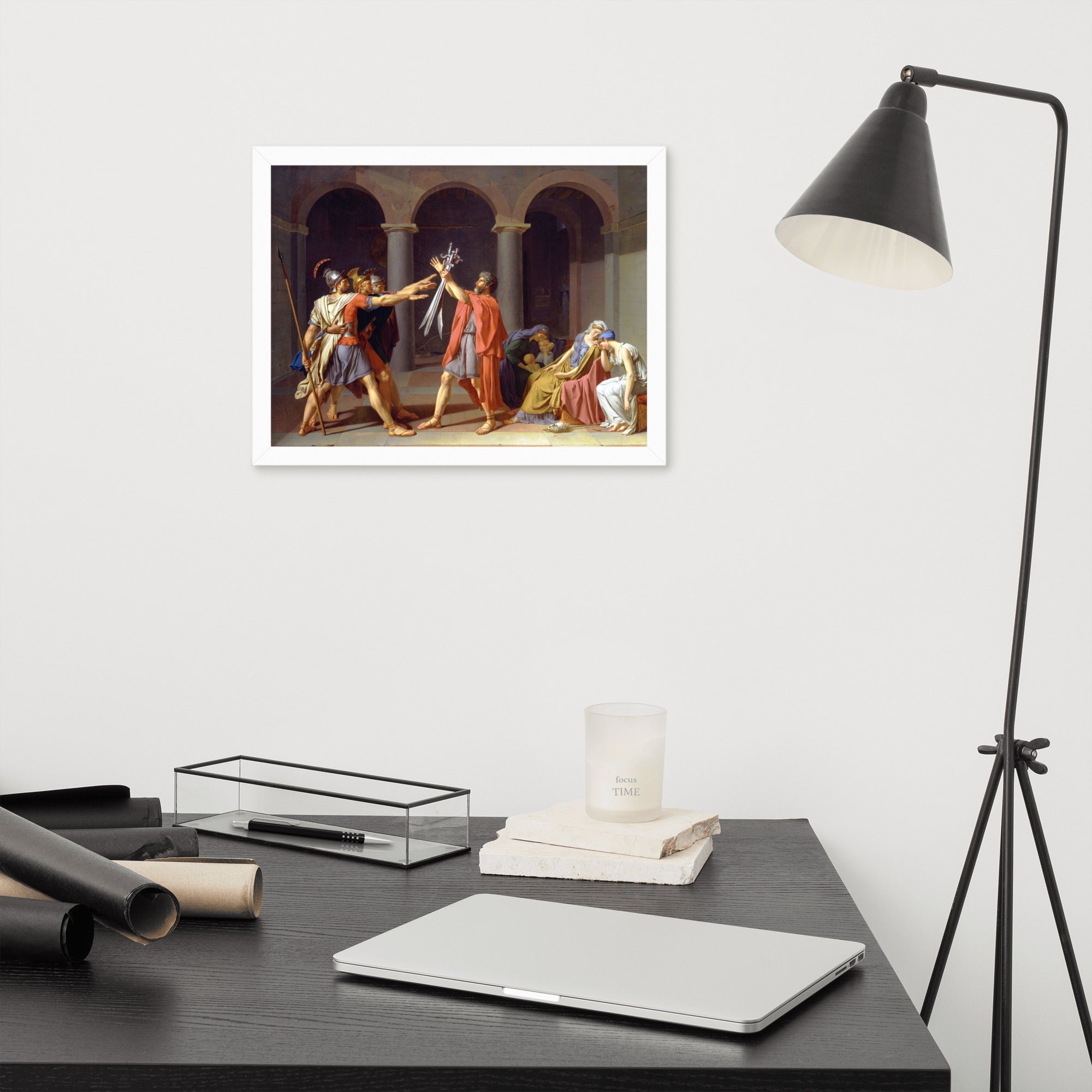 The Oath of the Horatii art by Jacques-Louis David