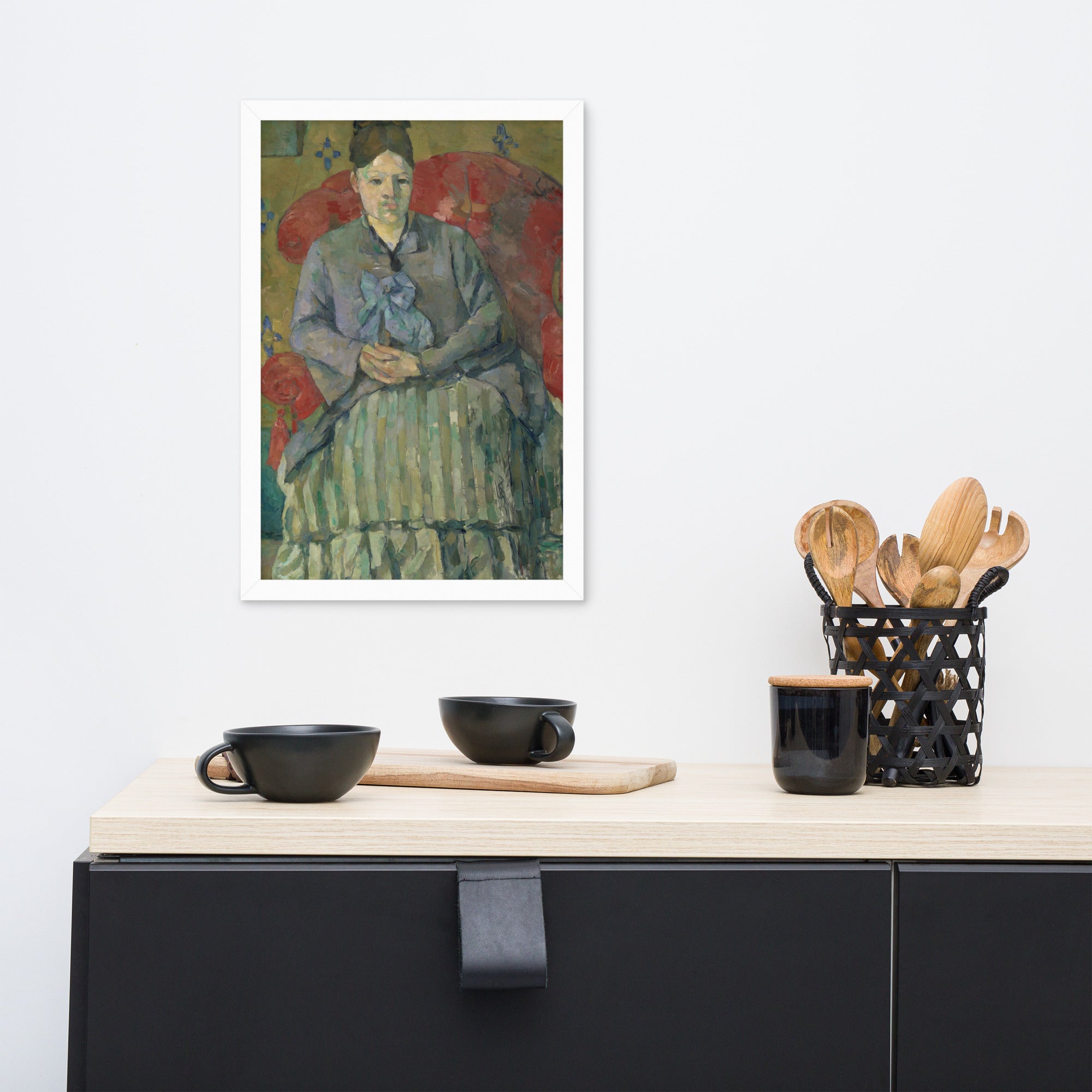 Product Madame Cézanne in a Red Armchair by Paul Cézanne