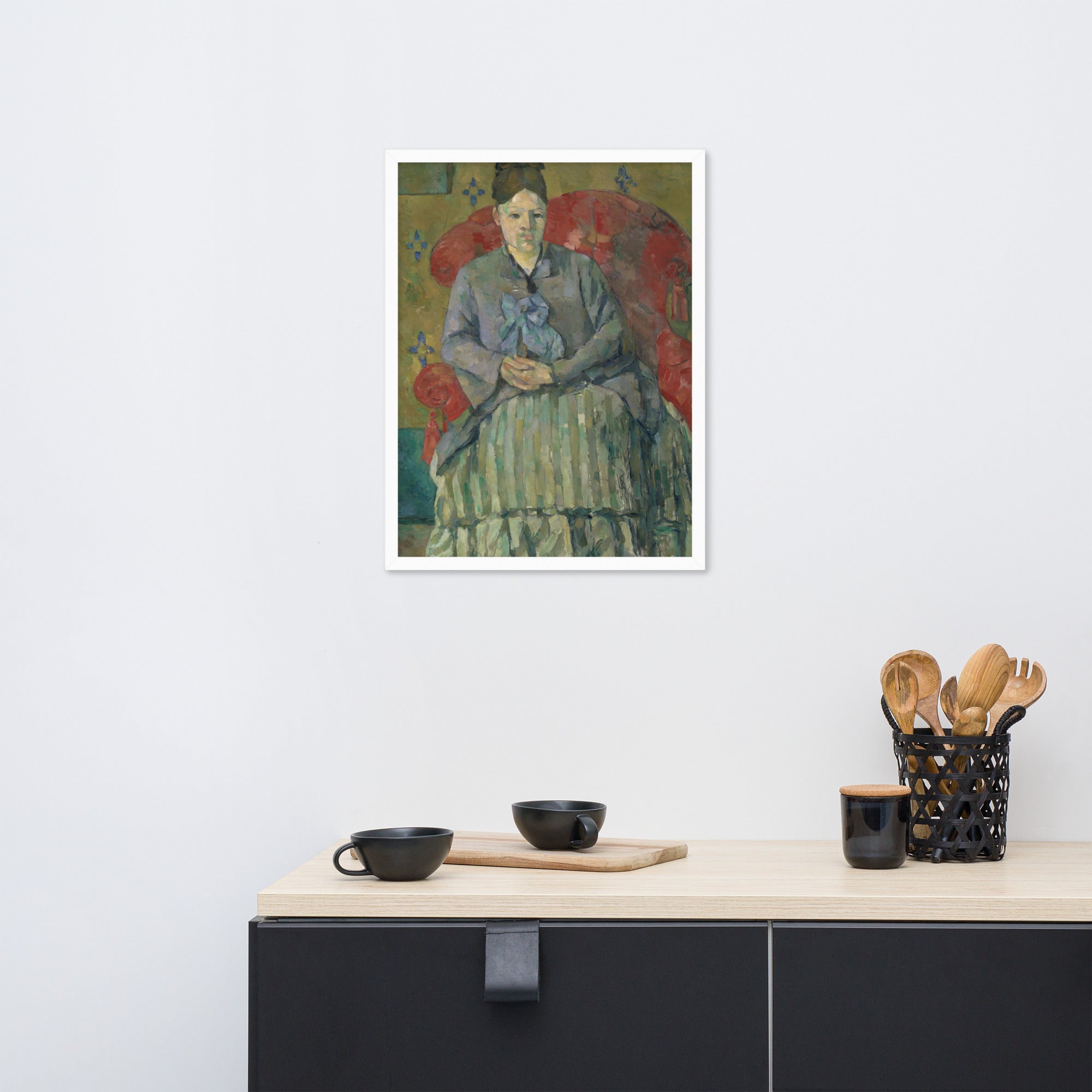 Madame Cézanne in a Red Armchair by Paul Cézanne