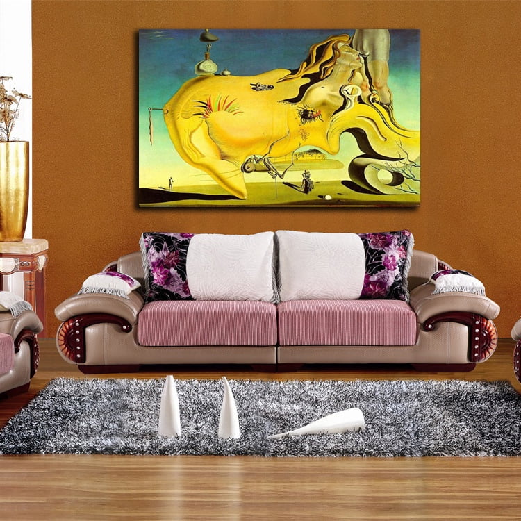The Great Masturbator Canvas Art by Salvador Dali Gallery Wrapped