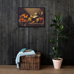 Still Life with Fruit by Caravaggio Framed Canvas Print