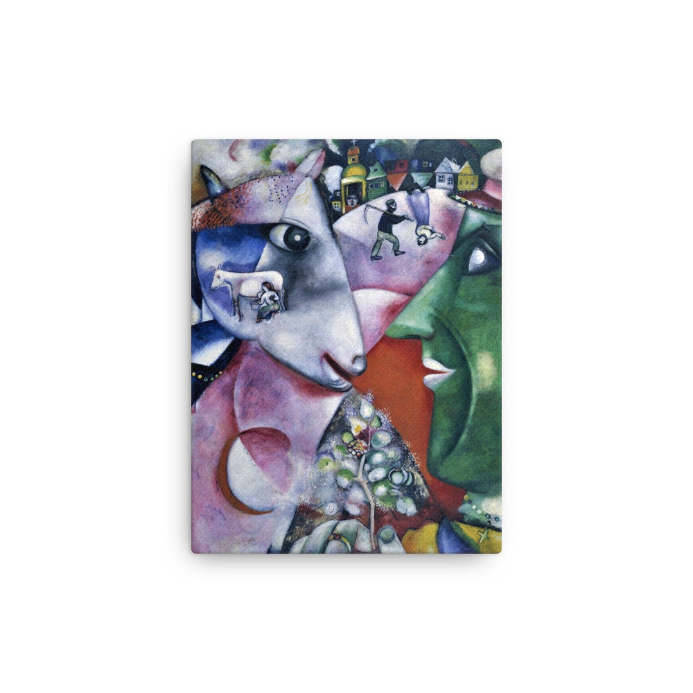 I and the Village by Marc Chagall Canvas Print - Canvas Wall Art